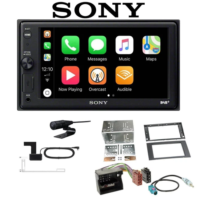 SONY AUTORADIO APPLE CarPlay DAB+ Bluetooth für Ford Kuga II schwarz