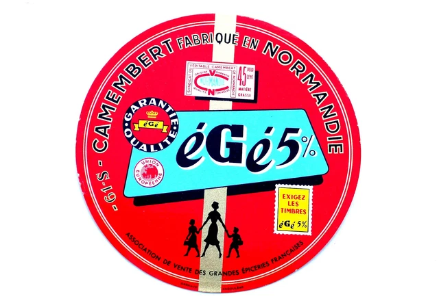 Fromage - ANCIEN ETIQUETTE BOITE FROMAGE CAMEMBERT NORMANDIE MANOIR DE