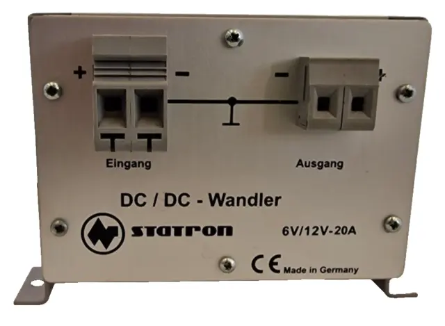 STATRON 2238.0 DC-DC Wandler, 6V zu 12V, 10A, 120W, E1 Zulassung