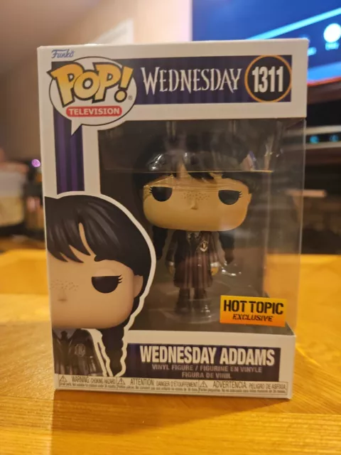 Funko Pop Metallic Wednesday Addams #1311 Hot Topic Exclusive Authentic New Mint