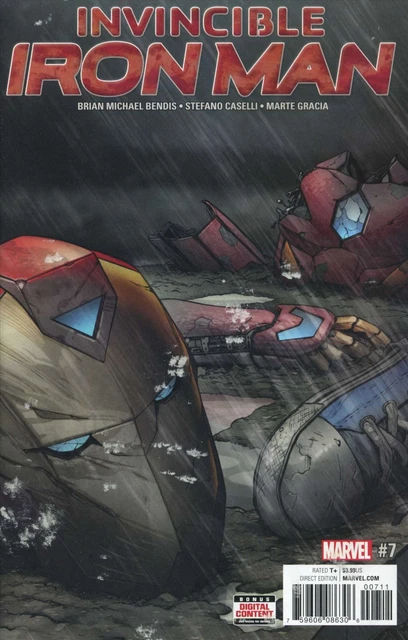 Invincible Iron Man (3rd Series) #7 VF/NM; Marvel | Bendis Ironheart Riri Willia