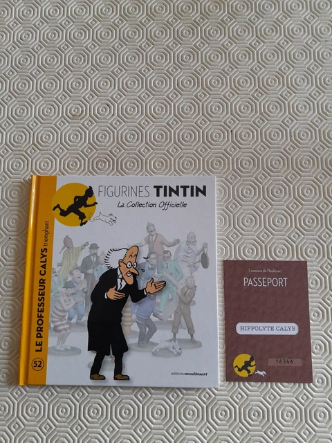 TINTIN - FIGURINE DU DOCTEUR KROLLSPELL + LIVRET + PASSEPORT (12CM) - LA COLLECTION OFFICIELLE 104
