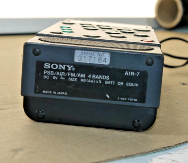 SONY FMAM PLL SYNTHESIZED RECEIVER AIR-7 【公式通販】