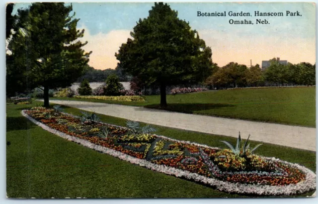 Postcard - Botanical Garden at Hanscom Park - Omaha, Nebraska