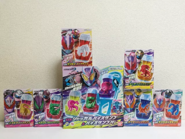 Kamen Rider Revice DX MEGALODON LION MAMMOTH Prachio KONG Mantis VISTAMP &Jackal