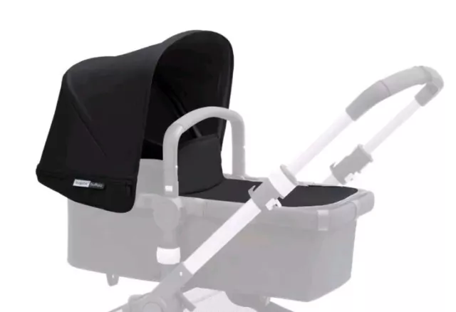 BRAND NEW BUGABOO Buffalo Black Fabric Extandable Hood And Apron 129.99 PicClick UK