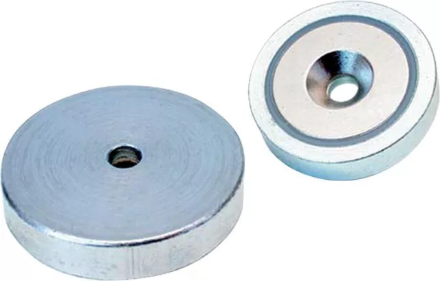 Beloh Neodym Magnet Flachgreifer mit Durchgangsbohrung und Ansenkung 32 x 7,0mm