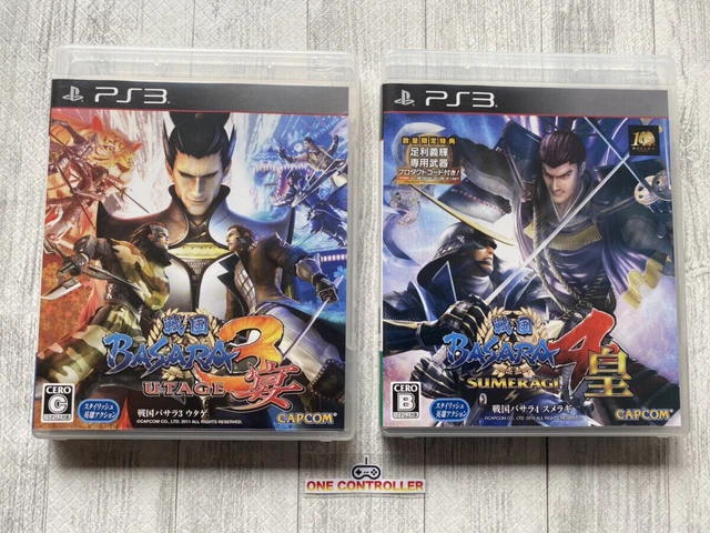 SONY PlayStation 3 PS3 Sengoku Basara 3 Utage & 4 Sumeragi set from Japan