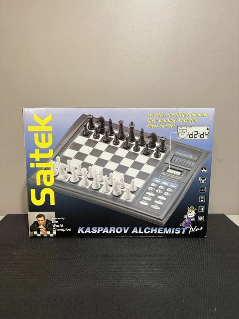 VINTAGE SAITEK KASPAROV Alchemist Plus Chess Computer Electronic Tested ...