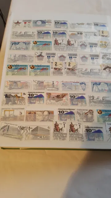 48 Stück Gestempelte Seltene CESKOSLOVENSKO Briefmarken