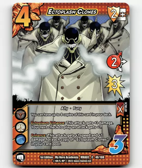 UniVersus Ectoplasm Clones My Hero Academia: Heroes Clash 1st Edition C