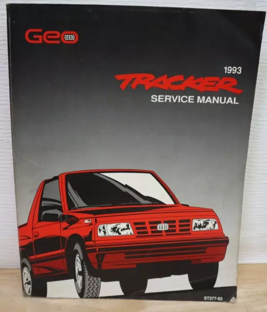 Nice Original OEM 1993 Geo Tracker Dealership Shop Service Repair Manual 92 USA