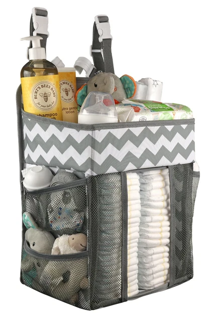 Babywards Hanging Diaper Caddy Nursery Organizer Crib, Wall, Changing Table