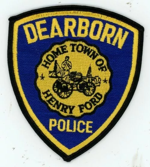 Michigan Mi Dearborn Police Nice Shoulder Patch Sheriff