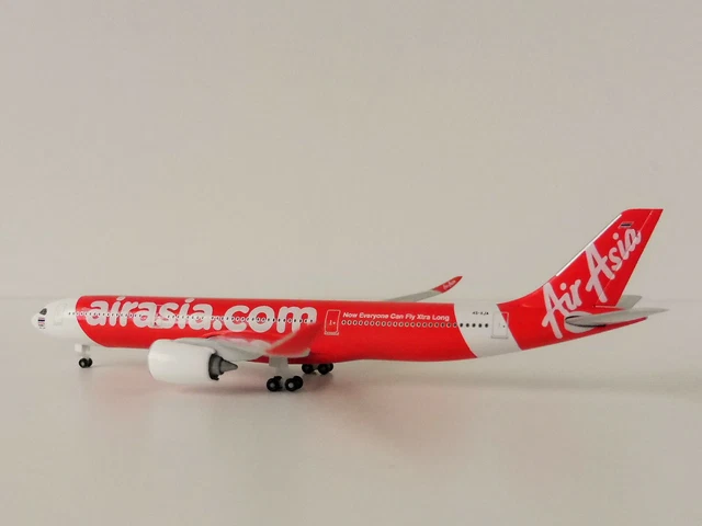 Herpa sky 1/500 air Asia X a340-300 maquette avion - Modélisme