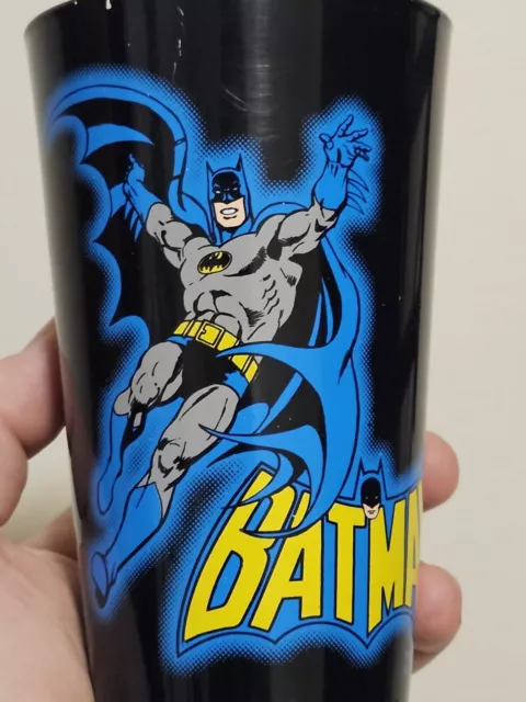 Batman Pepsi Drinking Glass  Vintage Collectible Rare Batman Glass Toonlabsink