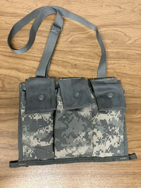 MOLLE II BANDOLEER AMMUNITION POUCH THREE ACU UNIVERSAL Lot 01