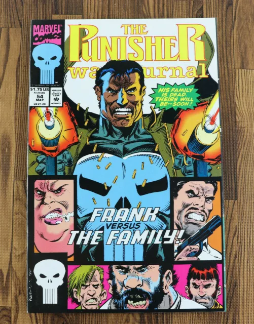 1993 Marvel Comics The Punisher War Journal #54 Vol 1 NM/M