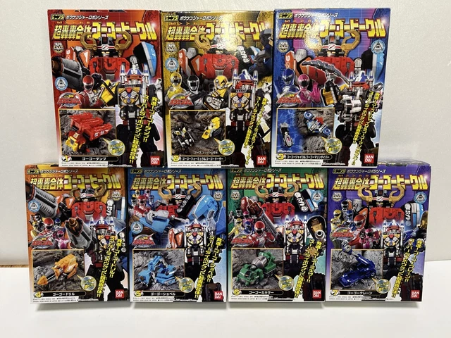 POWER RANGER OVERDRIVE Boukenger Mini Pla Super Daibouken Megazord 7 ...