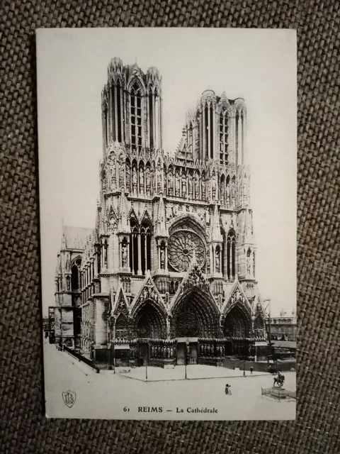 Cpa Reims La Cathédrale