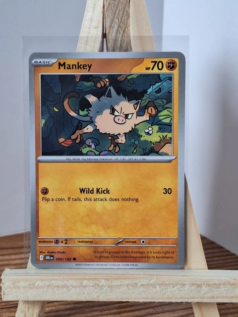 Mankey Destined Rivals 2025 DESTINED RIVALS Pokemon TCG Mankey (Basic - 090/182) $0.05 ...
