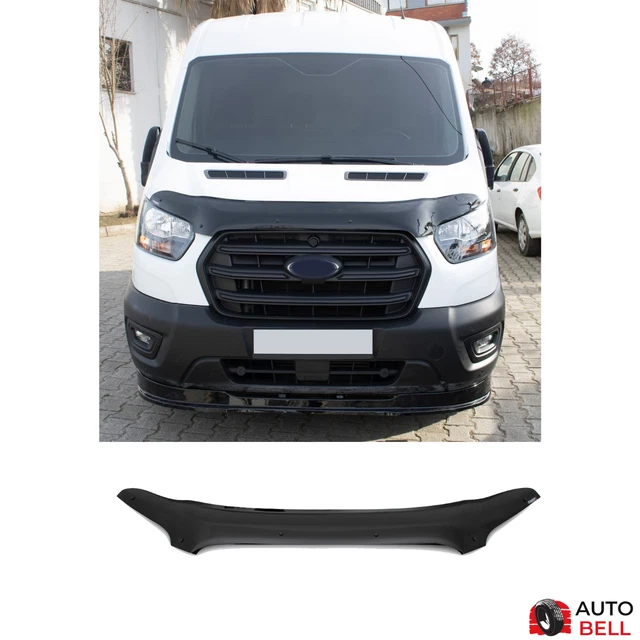 BUG SHIELD HOOD Protector Tape On SMOKED Deflector FOR Ford F150 2021