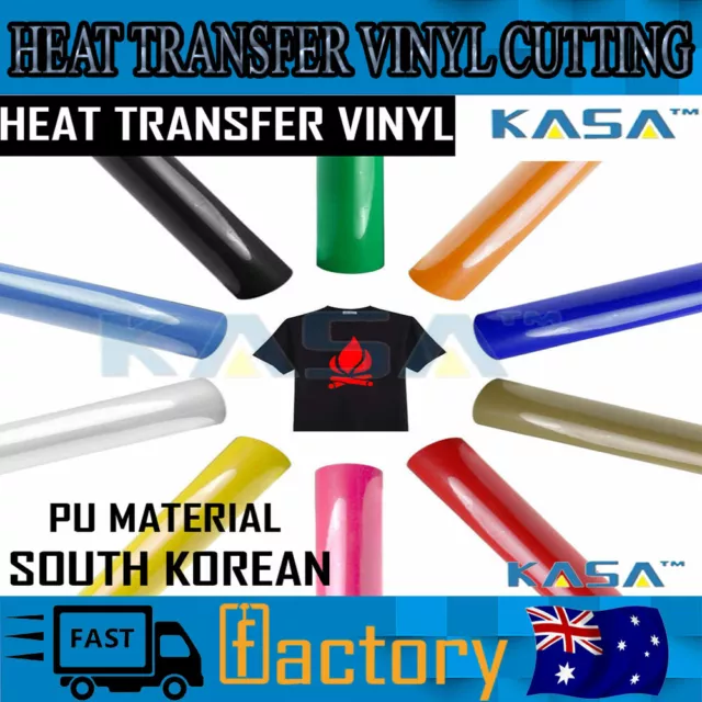 KASA High Matt PU Heat Transfer Vinyl Cutting Material PVC Washable Hand Machine