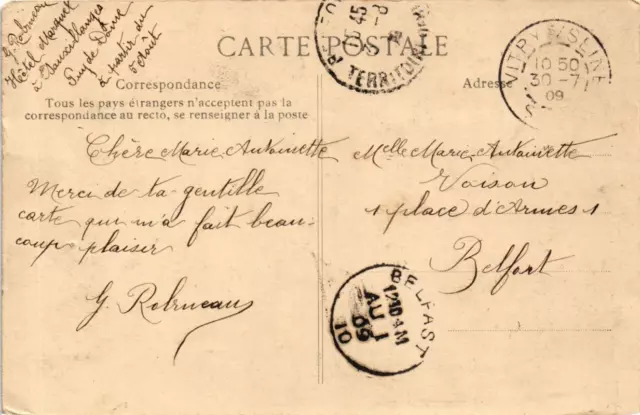 CPA AK VITRY-sur-SEINE Avenue des Écoles et la poste (672127) 2