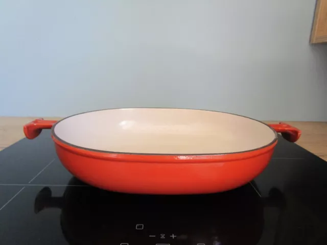 Plat à Gratin en fonte Émaillée Marron  Le Creuset N° 33 Design Enzo Mari