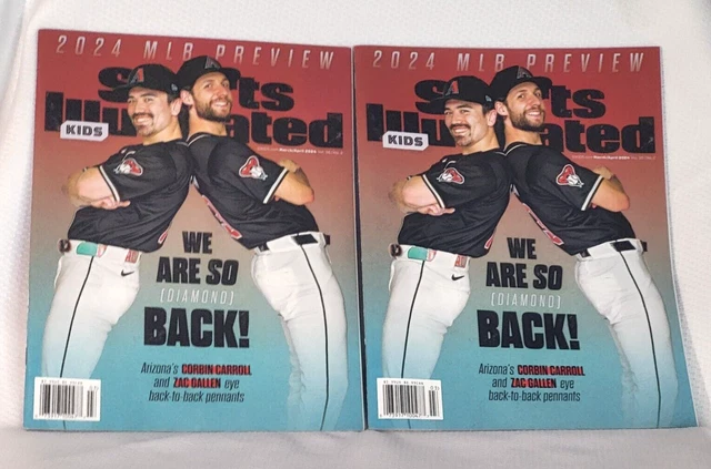 2 SPORTS ILLUSTRATED Kids March April 2024 Charlie Woods Rookie Card ...