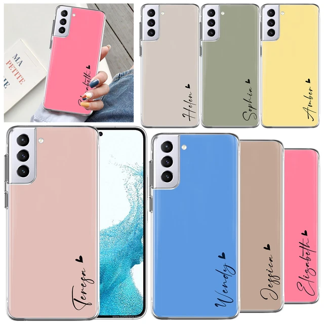 Phone Case For Samsung Galaxy S23 A14 A13A53 A12 Fashion Personalised Name Cover