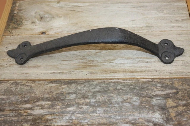 Extra Large Rustic Barn Door Pull Solid Cast Iron, 11 inch +, HW-46 3
