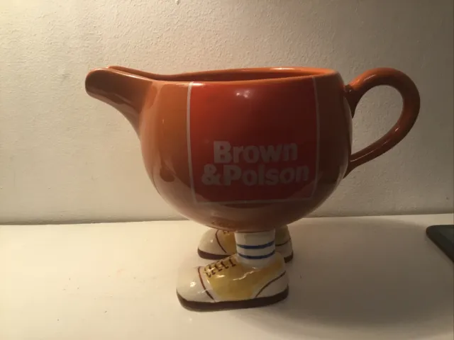 Carlton Walking Ware Jug Brown & Polson Custard