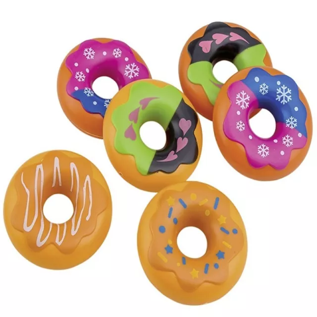 Happy People 45060: 8 große DONUTS ø 8cm Kinder Spielzeug Kuchen Lebensmittel