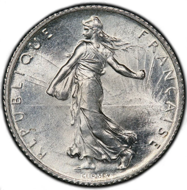 1 franc semeuse 1920 - PCGS MS 66 - GEM - FDC