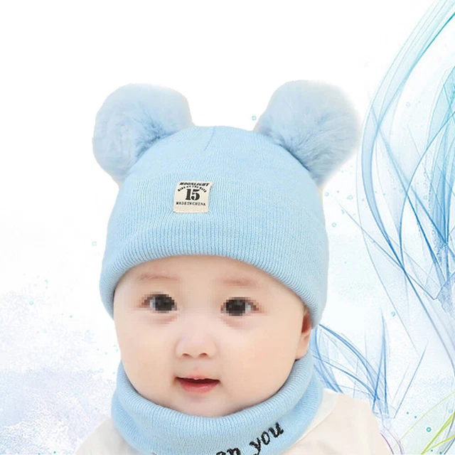 Cappello di lana bambini cappello a maglia bambino autunno e toni della terra