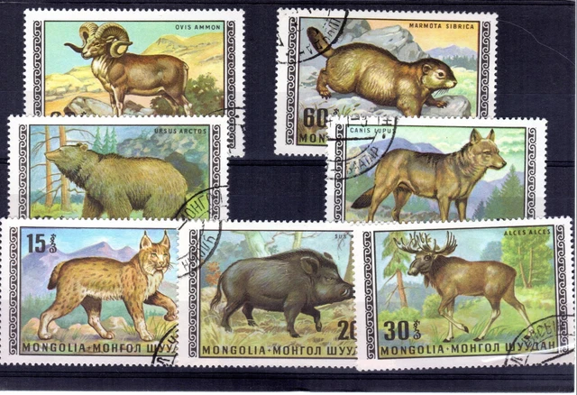 Collection De 3 Timbres Mongolie MNH – AH 609/2, état Superbe