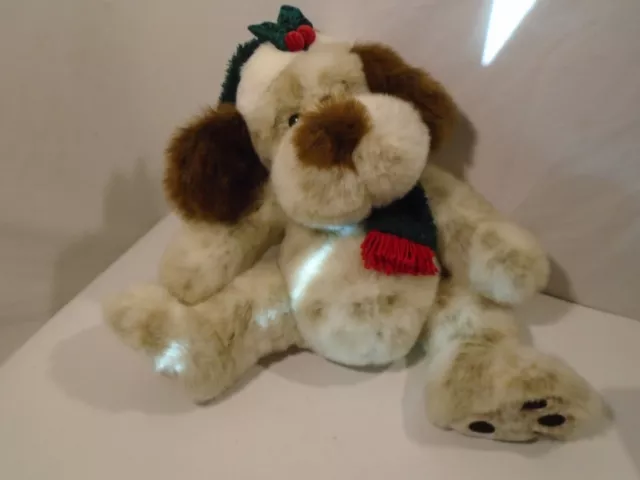 JC Penney Holiday Collection Large 24" Plush Dog Christmas Gift Stuffed Animal
