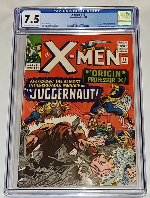 X-Men #12 "1St Appearance Juggernaut" (1965) Cgc 7.5 Ow/W *Key Issue*