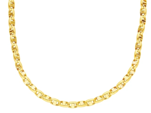 Chaîne Câble Or Blanc Et Jaune 18 Carats - Longueurs 40.6/45.7/50.8 Cm - NEUF