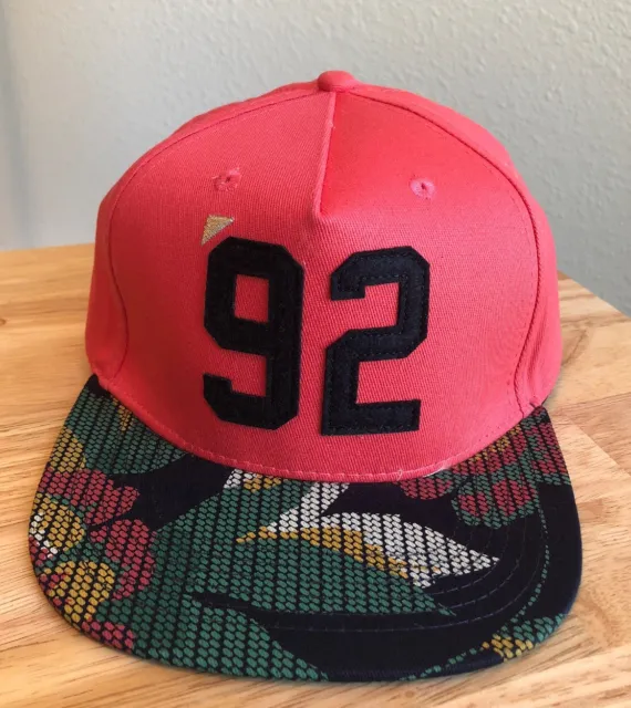 Lemar & Dauley 92 Pink with Floral Bill SnapBack Hat