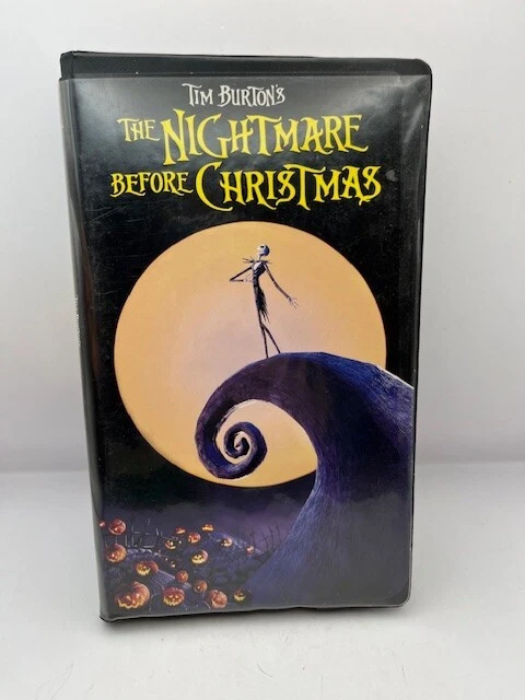 The nightmare before christmas vhs ebay