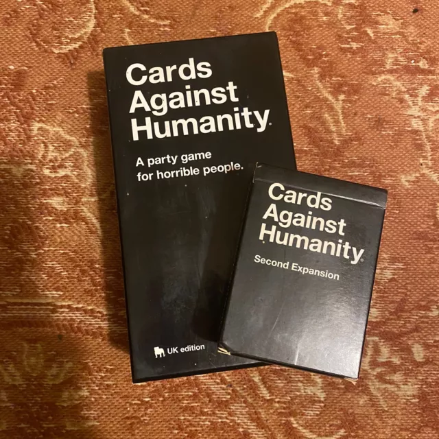 Cards Against Humanity UK Edition Card Game + Expansion Pack