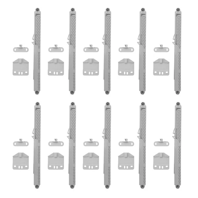 10Pcs/Lot Cabinet Glides Adapter Soft Closing System for Any Side Mount DrawerS5