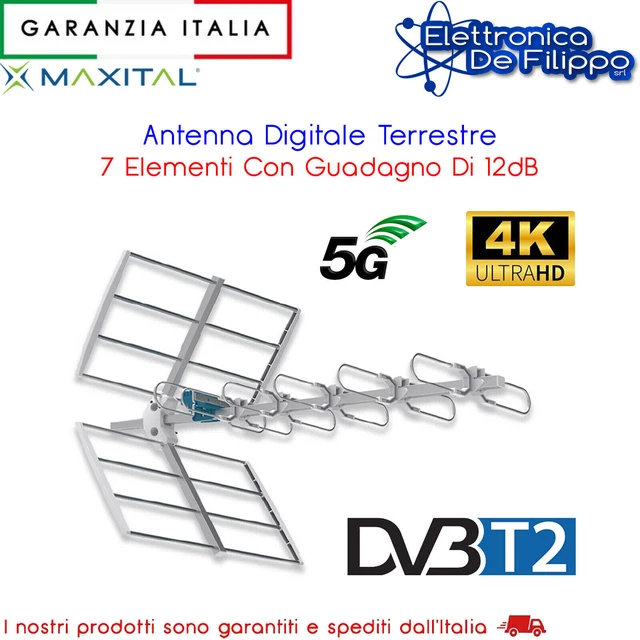 Antenna TV Fracarro BLU10HD - Biconica UHF 10 Elementi Con Filtro 5G | Guadagno 15.5 DBi - Foto 8