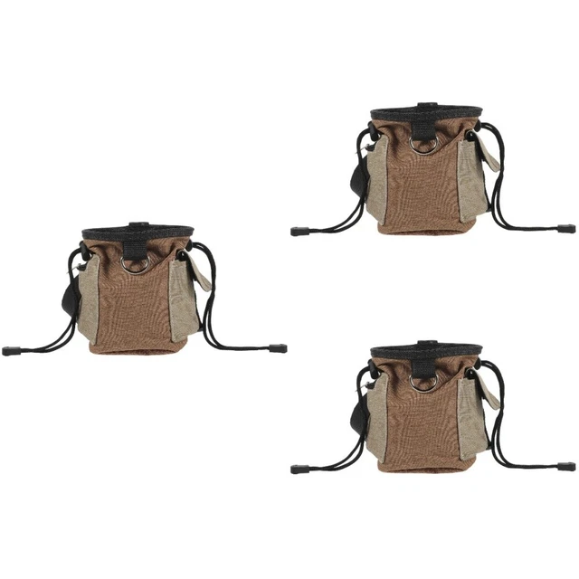 3 piezas bolsa de entrenamiento para perros cachorro merienda bolsa de tratamiento mascota comida al aire libre