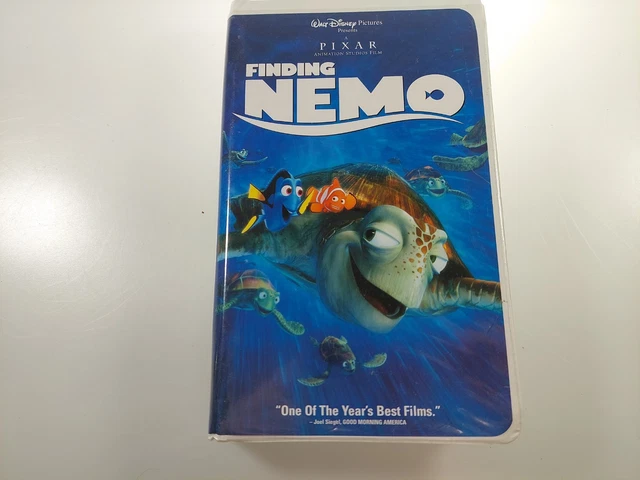 FINDING NEMO - (VHS) Walt Disney Presents A Pixar Animation Studio Film ...