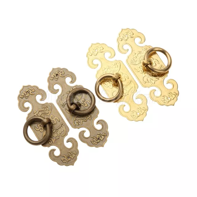 2X Cabinet Drawer Door Cupboard Closet Wardrobe Pull Handles Antique Bronze