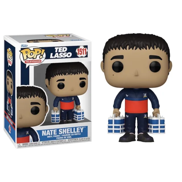 Ted Lasso- Nate Shelly W/Water 3.75" Pop Television Vinyl Figure Funko 1511
