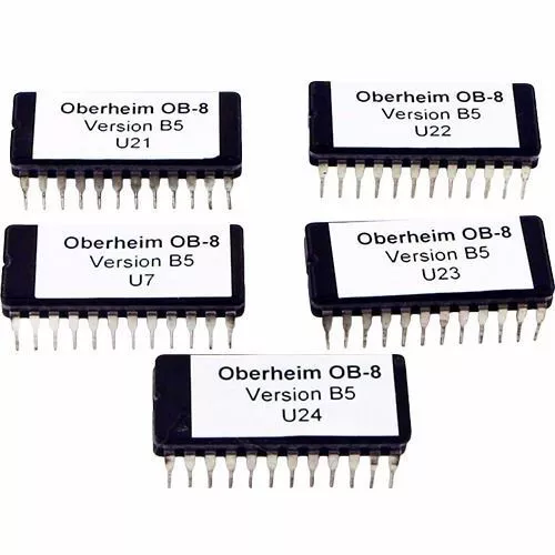 Oberheim OB-8 Firmware OS Upgrade Eprom Set Version B5 OB8 Latest OS ROM